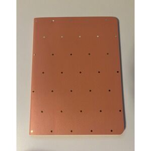 Coral Pink Dots Journal Notebook with Bible Verse Exodus 15:2